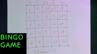 BINGO Game || How to play Bingo Game (Telugu) || 90's kids games || indoor games screenshot 3
