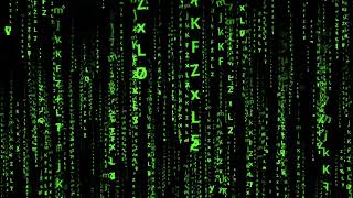 Matrix Movie Numbers Effect video