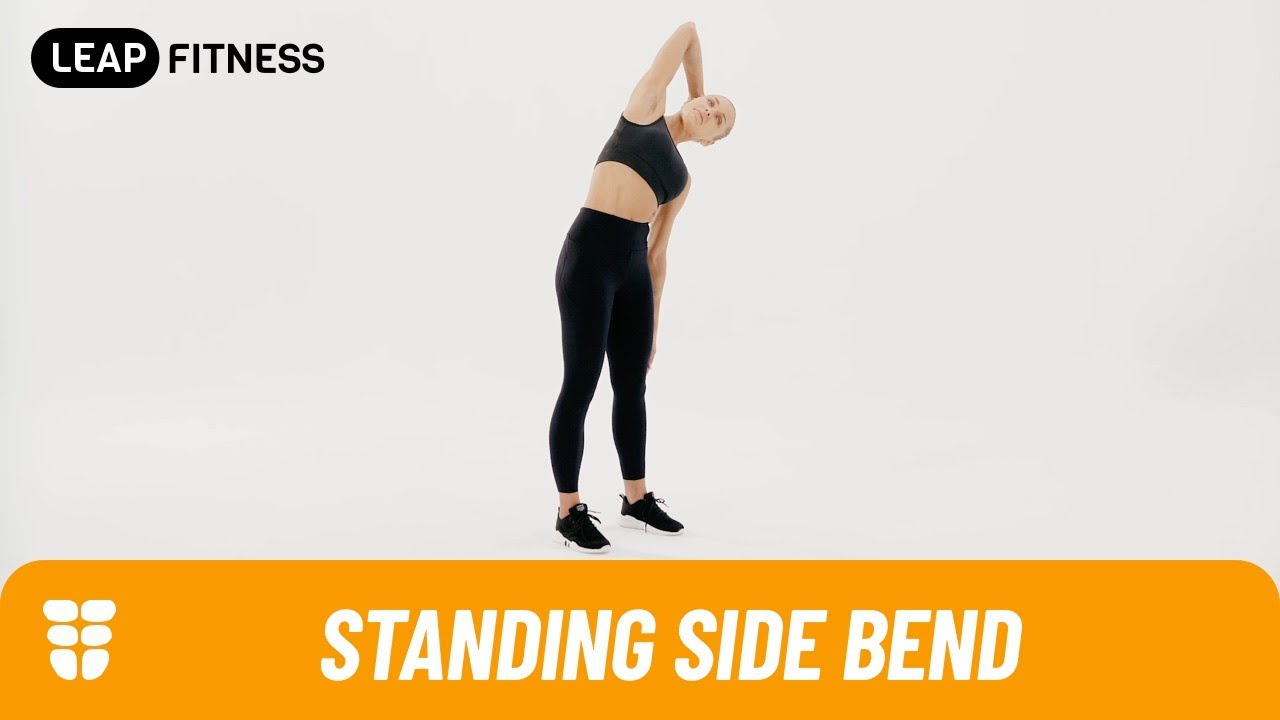 Standing side bend stretch, Exercise Videos & Guides