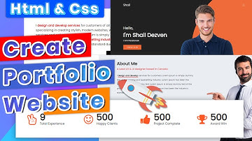 How To Create Portfolio Website Using HTML CSS And BOOTSTRAP 5