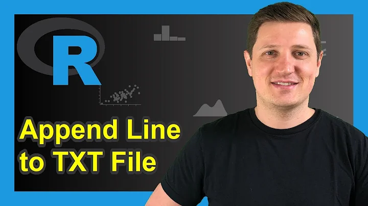 Add New Line to Text File in R (Example) | How to Append to Existing TXT | setwd & write Functions