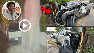 Alijah Arenas car accident | Alijah Arenas son of NBA legend Gilbert in coma after cybertruck crash
