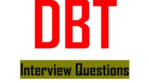 DBT (Data Build Tool) -  DBT Interview Questions and Answers