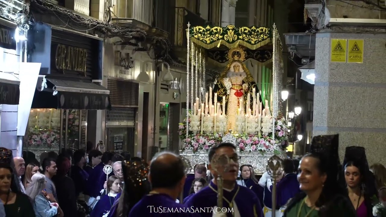 Vuelta Triunfal: BMM de Vva de la Serena y la Virgen de la Esperanza a la Iglesia de San Juan 🎶🙏