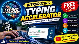 Typing Accelerator – Free Typing Test & Practice Software | Improve Your Typing Speed 🚀 screenshot 1