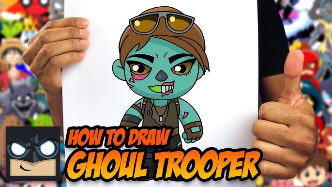 5 Ways To Learn Draw Ghoul Trooper From Fortnite - 2024