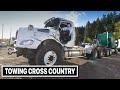 Towing The Freightliner M2 With A Kenworth T660 Cross Country!