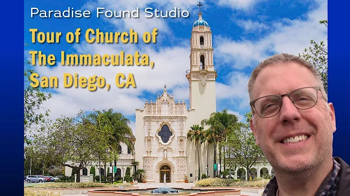 Artist Tour of Church of The Immaculata, San Diego...