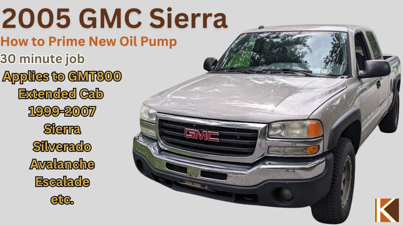 Prime LS Oil Pump without Removing Engine 2005 Sierra 1500 GMT800