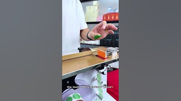 How Boxes Get Perfect Labels in One Tap!📦