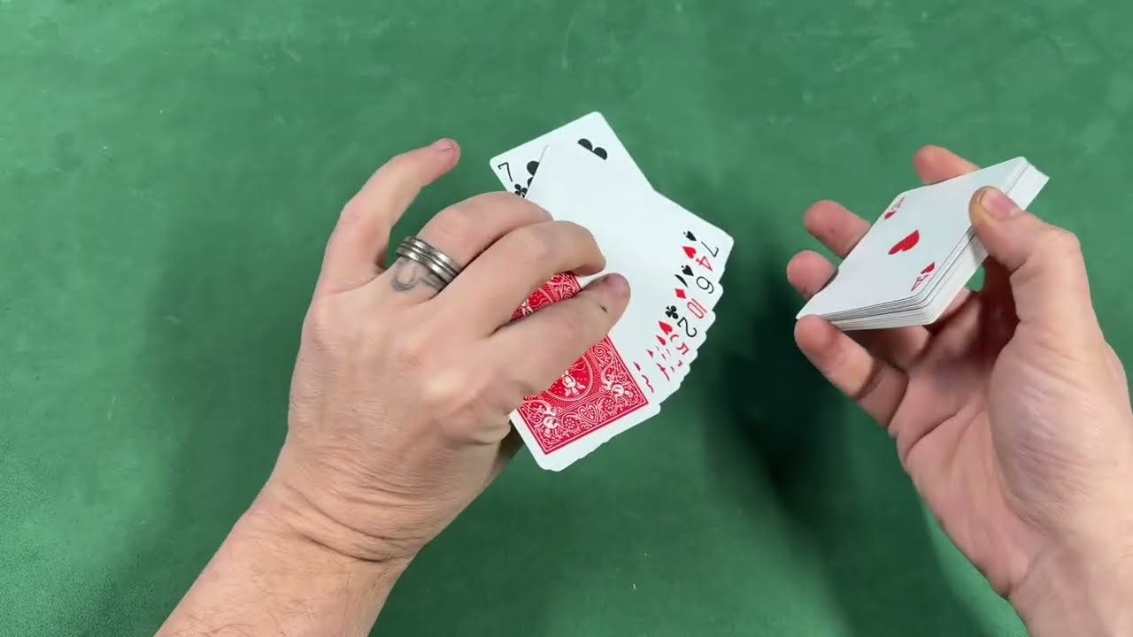 Королевская дорога к карточной магии — обучающий урок «Перевёрнутый вверх дном»! Простой карточны...
