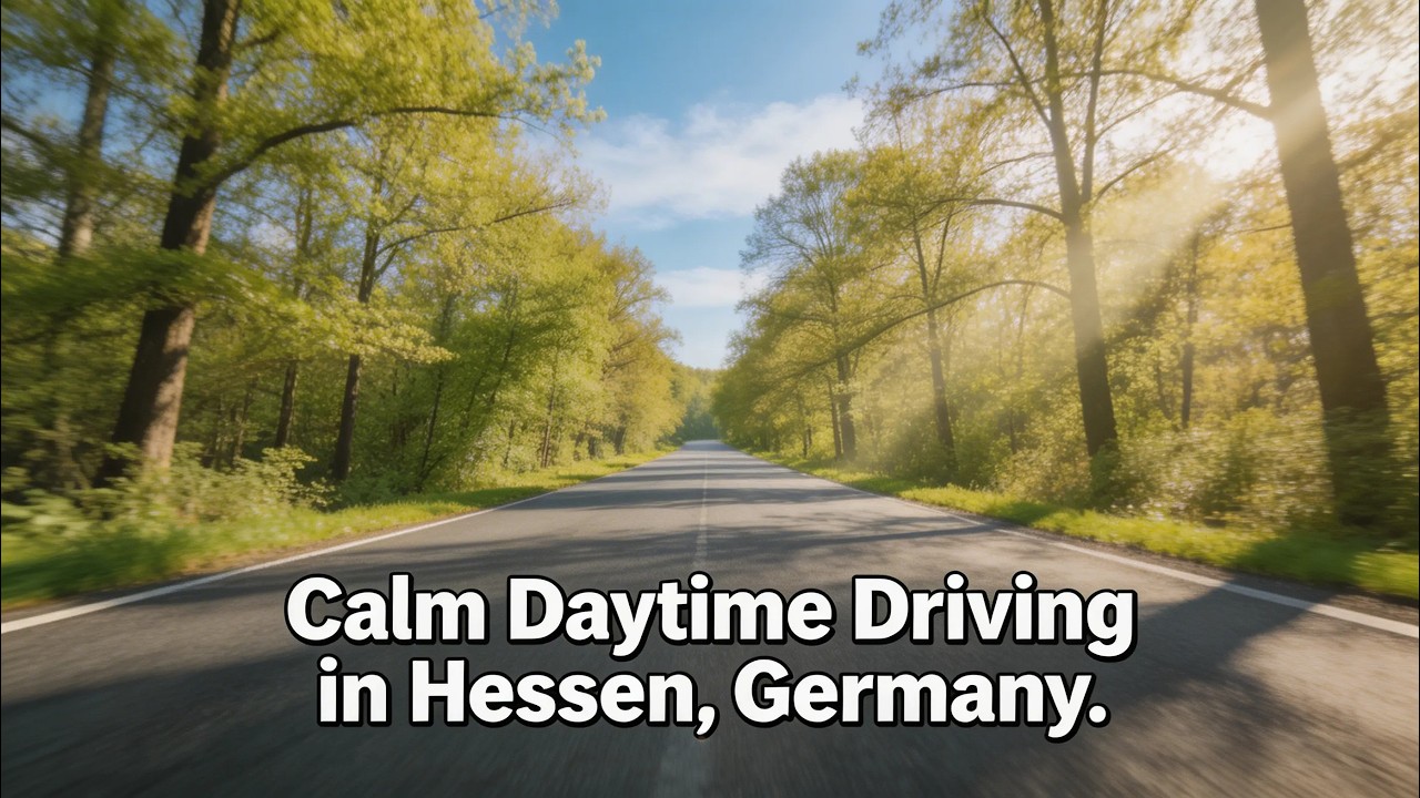 Driving in Hessen, GERMANY | Beautiful Sunny Weather 🌞🛣️