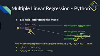 Multiple Linear Regression in Python (DAS37 by Myanmar Data Science)