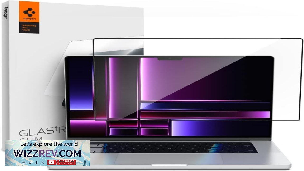Spigen Tempered Glass Screen Protector GlasTR Slim Designed for MacBook Pro 16 Review