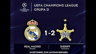 Real Madrid vs Sheriff 1−2 . 28.09.2021