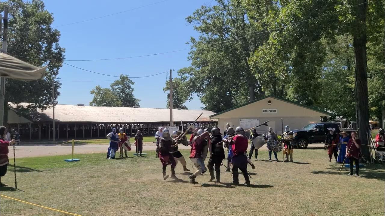 Mounted War Games Midrealm 3 Man Tourney Fight E YouTube