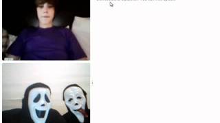 Ghostface Meets Justin Bieber In Chatroulette