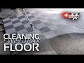 CLEANING SWISSTRAX /// Satisfying Look at How I Clean My Garage Floor After Some Filthy Detailing