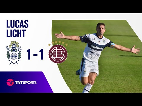 Lucas Licht (1-1) Gimnasia LP vs Lanús | Zona B - F 8 - Copa LPF 2021