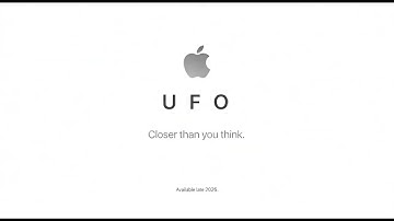 A fictional teaser video for Apple’s imagined “UFO.”