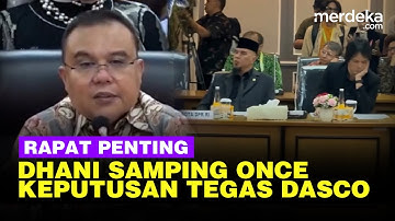 Suasana Rapat Penting! Ahmad Dhani Duduk Samping Once, Dasco Beri Keputusan Tegas Royalti Lagu