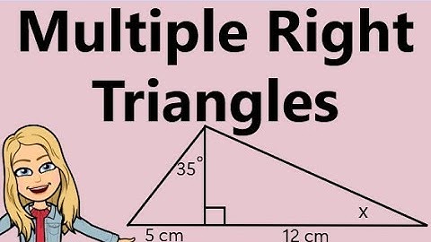 Solving Multiple Right Triangles