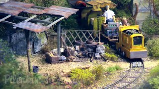 One of the most beautiful model train layouts of field railways  1/35 diorama of trench railways