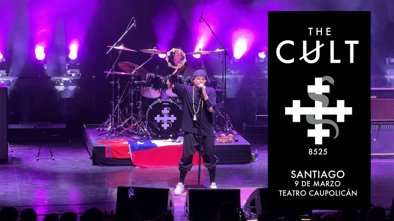 THE CULT en Vivo en CHILE – Concierto Completo en el Teatro Caupolicán (9/03/2025)