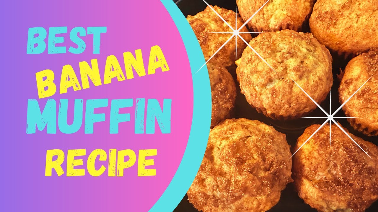 Best Banana Muffins Ever! 🍌quick and easy muffins🍌 YouTube