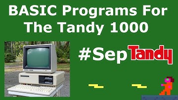 #Septandy: GWBasic programs for the Tandy 1000