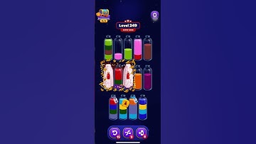 Magic Sort – Level 249 Walkthrough  #gaming #gameplay #games  #puzzle #shorts