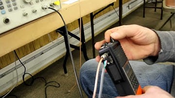 Testing the transmitter on a Bendix/King GPH5 Handheld