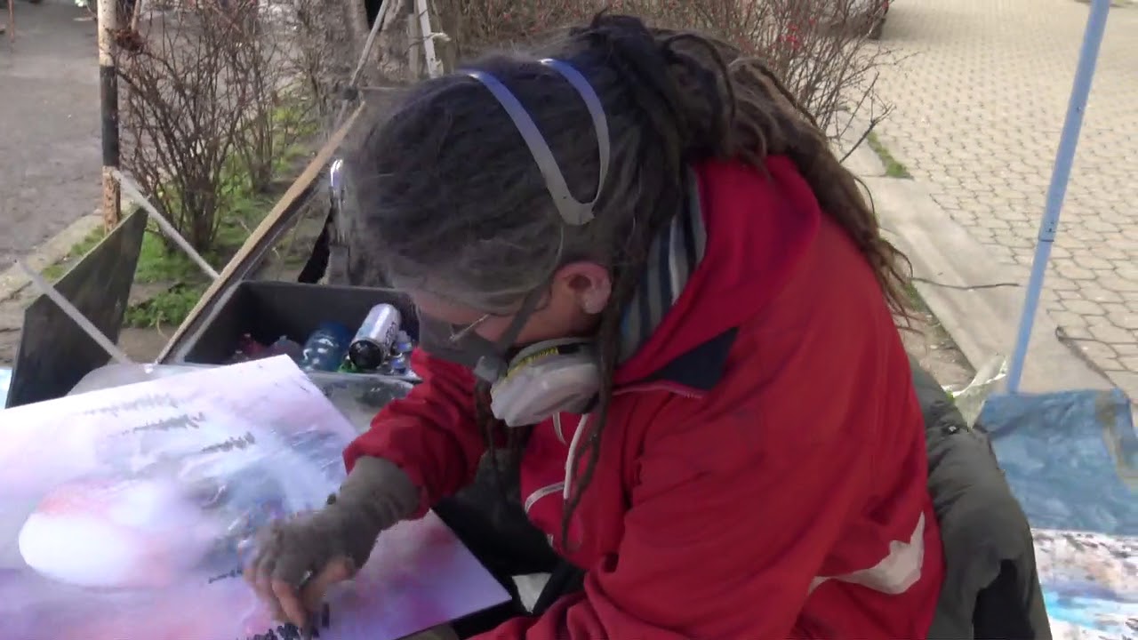 Magic Spray Paint Art,Attila Hlásznyik YouTube