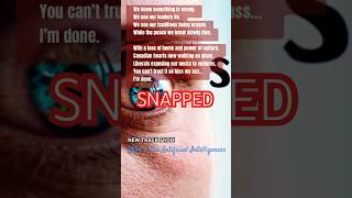 “SNAPPED” PROMO/DRok&TheArtificialIntelligences/#nu-metal#canpoli#independent
