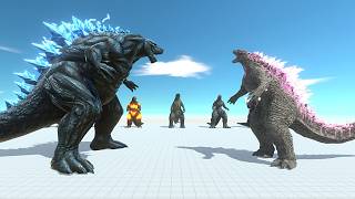 Godzilla Earth vs Every Version of Godzilla - Animal Revolt Battle Simulator | ARBS
