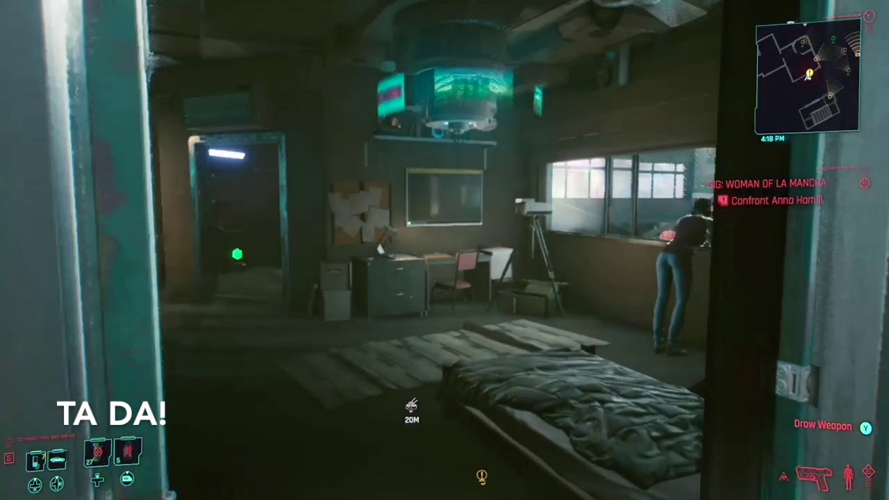 Cyberpunk 2077 How to get to Anna Hamill without tech skills