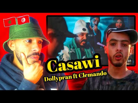 Dollypran - casawi Fasi feat Clemando (reaction🇹🇳)🇲🇦🔥🔥