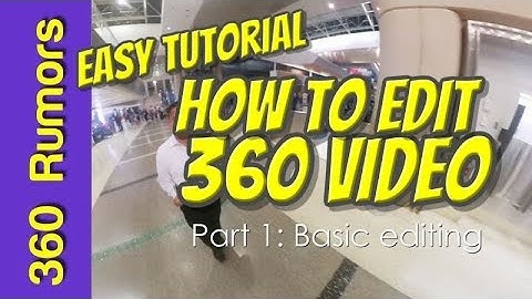 EASY tutorial on how to edit a 360 VIDEO - Part 1: Basic editing (on Magix Movie Edit Pro Plus 2018)