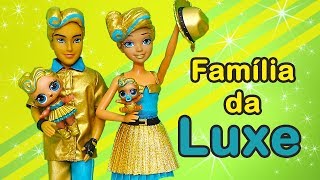 Brinquedonovelinhas Abrindo LOL Under Wraps Com a Família da Luxe e a Mulher Maravilha