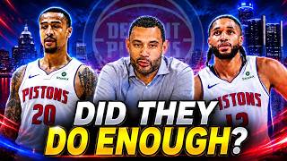 Did the Detroit Pistons Do Enough This Offseason Where They Rank in the East