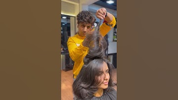 Textured layer with step hair cut/ step with layer/Multi step/ tutorial