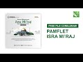 DESAIN PAMFLET ISRA MI'RAJ - CORELDRAW