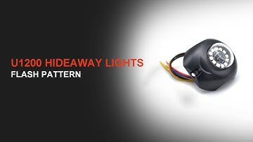 U1200 Hideaway LED Strobe Light Flash Pattern