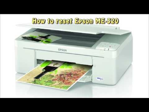 video Reset Epson ME 320 Waste Ink Pad Counter