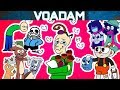 All VOAdam (Comic Dubs From December!) With Baldi's Basics, Cuphead, Pokemon and Deltarune