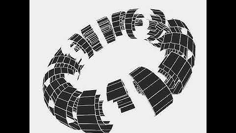 Half torus. Draw by openframeworks