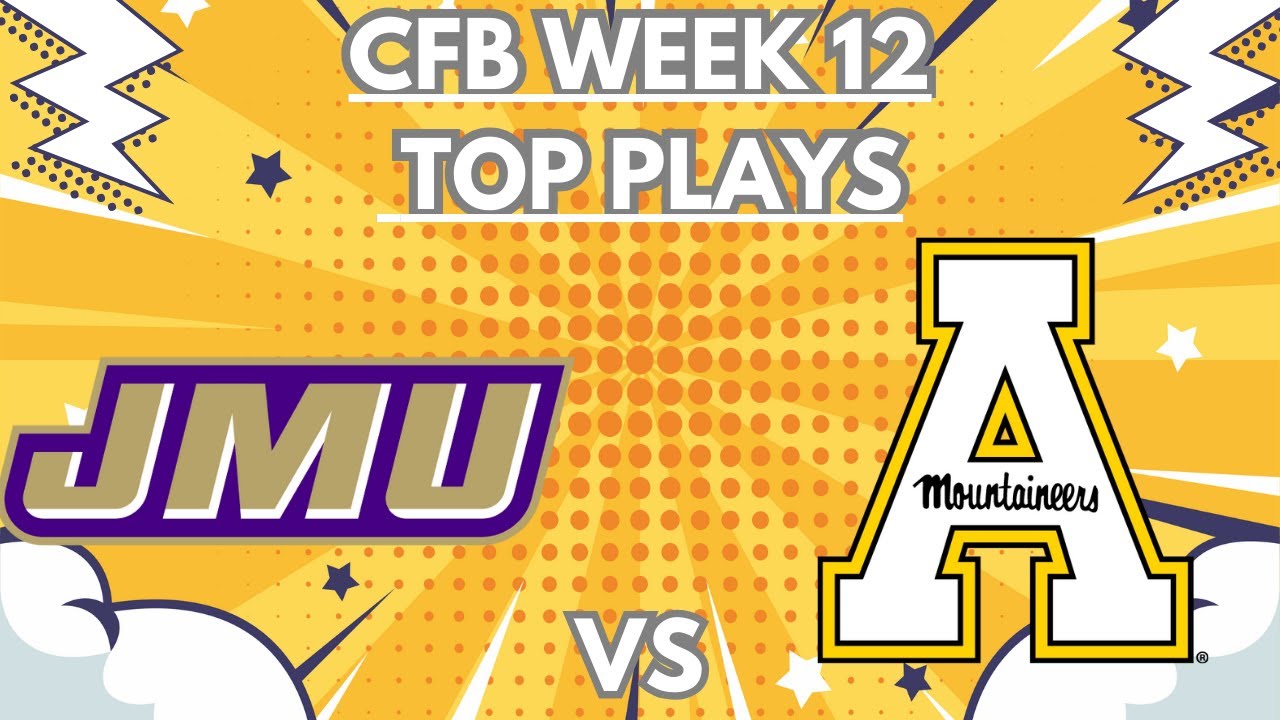 James Madison vs App State Week 12 CFB Prediction YouTube