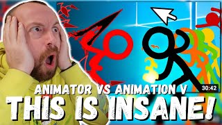 THIS IS AMAZING! Alan Becker Animator vs. Animation V (official) REACTION!