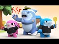 Oh no! Grandpa Shark is hurt! - Songs For kids| Good behaviours | Learn good manners | Shark Academy