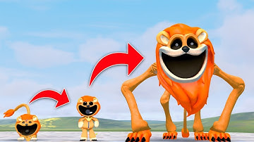 EVOLUTION OF FORGOTTEN SMILING CRITTERS KING LION POPPY PLAYTIME CHAPTER 3 In Garry